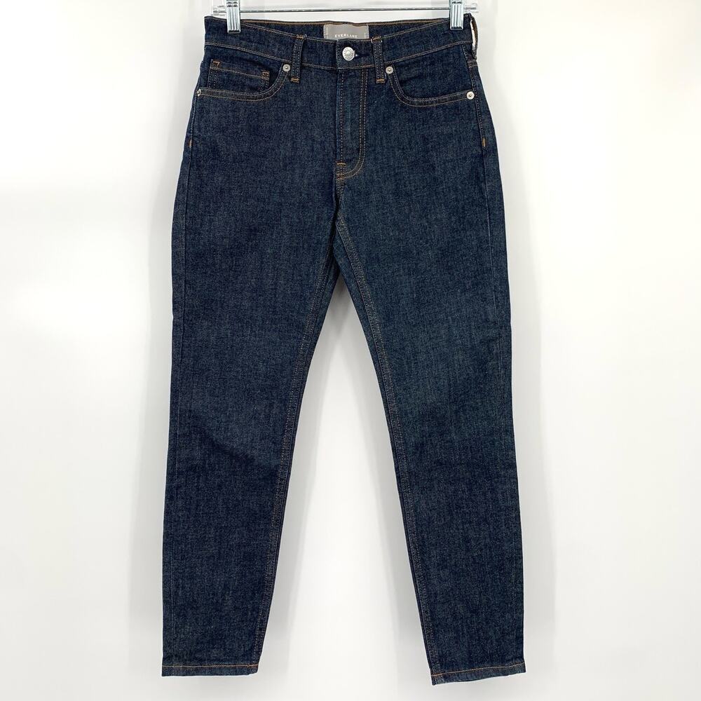 Everlane Women’s Size 25 Ankle Jeans Vintage Dark Blue Mid-Rise Classic Preppy